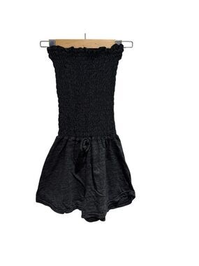 Strapless grey soft romper - approximately size 6